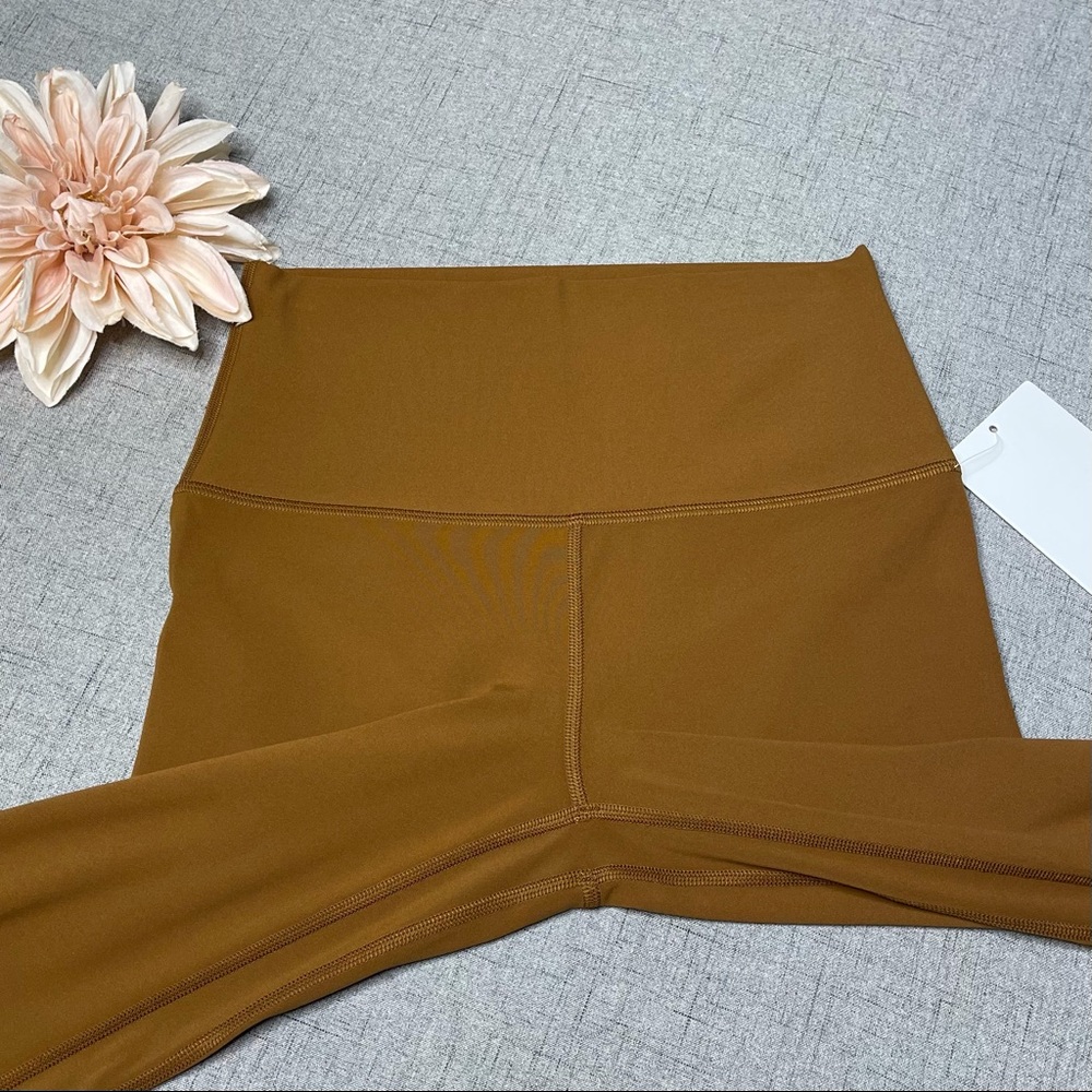 Lululemon Copper Brown Align Pants Leggings 25” - Picture 6 of 8